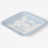 Die Bindung von etwas Blauem Junggeselinnen-Abschi Pappteller (Gewinkelt)