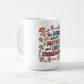 Die Bindung zwischen Mutter und Kind ist unzerbrec Kaffeetasse (Vorderseite Links)