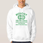 Die Biologie ist in meinen Genen Hoodie (Vorderseite)
