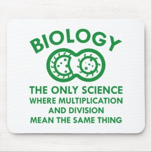 Die Biologie ist in meinen Genen Mousepad