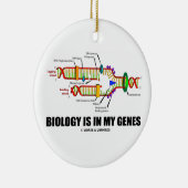 Die Biologie steckt in meinen Genen (DNA-Replikati Keramikornament (Rechts)