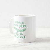 Die Biologie wächst auf uns Kaffeetasse (Vorderseite Links)