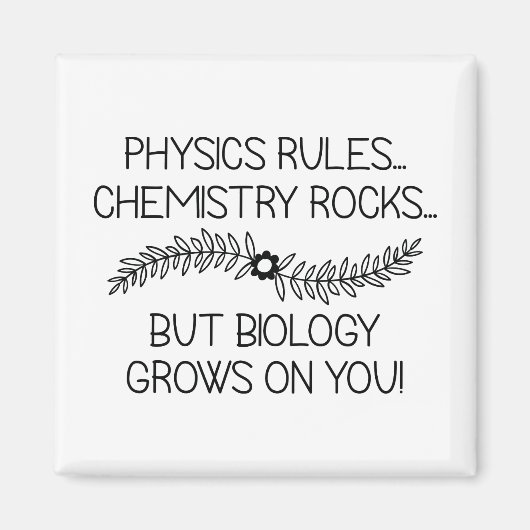 Die Biologie wächst auf uns Magnet (Vorne)