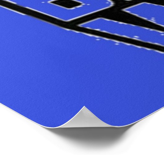 Die bionische Frau Poster (Ecke)