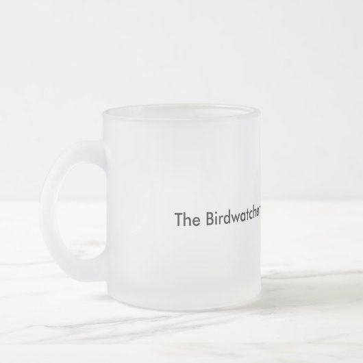 Die Birdwatcher siamesische Katzen-mattierte Tasse (Links)