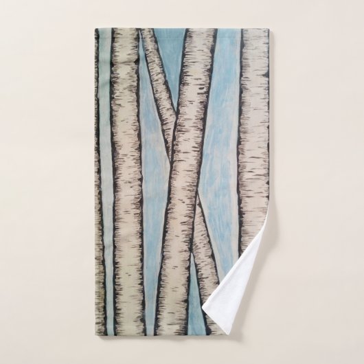 Die Birken Badhandtuch Set (Handtuch)