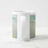 Die Birnen sind am Strand. Jumbo-Tasse (Rückseite)