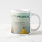 Die Birnen sind am Strand. Jumbo-Tasse (Rechts)