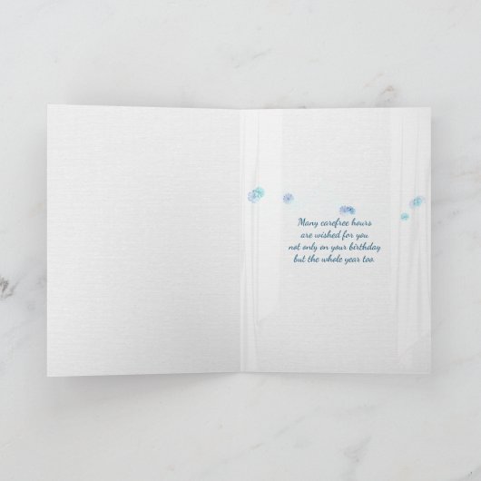 Die Birthday-Scene wird durch White Window and Cur Karte (Innenseite)