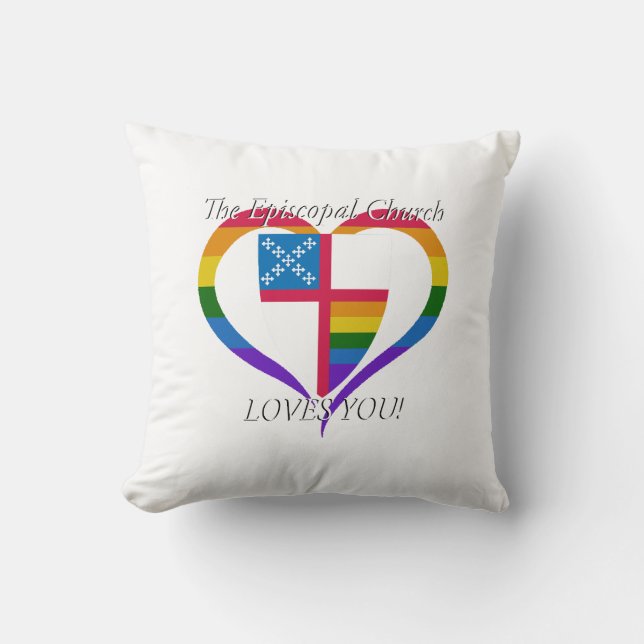 Die bischöflichen kirchlichen Lieben Kissen (Vorderseite)