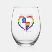 Die bischöflichen Lieben Weingläser Weinglas Ohne Stiel (Vorderseite)