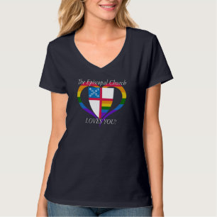 Die Bischofskirche Liebe dich! LGBTQ PRIDE T-Shirt