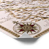 Die Bishoprick und die Stadt Durham Poster (Ecke)