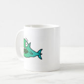 Die Bitey Fische Kaffeetasse (Vorderseite Links)