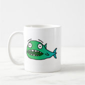 Die Bitey Fische Kaffeetasse (Links)