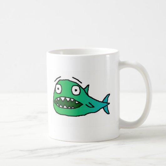 Die Bitey Fische Kaffeetasse (Rechts)