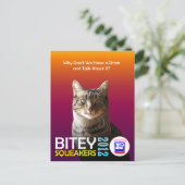Die Bitey/Squeakers Ticket (TM) Postkarte 1 (Stehend Vorderseite)