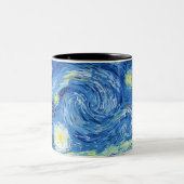 Die bitkoinische Nacht Zweifarbige Tasse (Mittel)