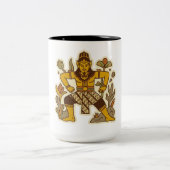 Die bittere Zunge (Serunting Sakti) Zweifarbige Tasse (Mittel)