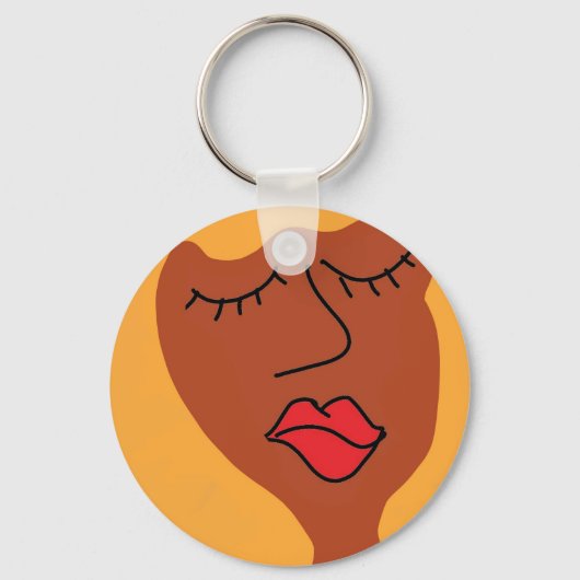 Die bla bla lady schlüsselanhänger (Vorderseite)