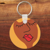 Die bla bla lady schlüsselanhänger (Vorderseite)