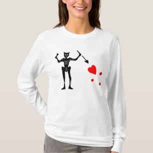 Die Blackbeard authentische Flagge T-Shirt