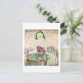 Die Blackjack-Spieler Postkarte (Stehend Vorderseite)