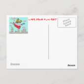 Die Blackjack-Spieler Postkarte (Rückseite)