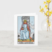 Die Blankokarte "König der Schwerter" Karte (Gelbe Blume)