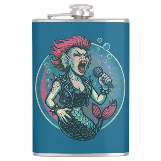 die blaring Siren Flachmann (Vorderseite)