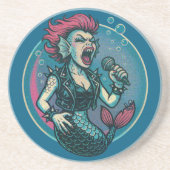 die blaring Siren Getränkeuntersetzer (Vorne)