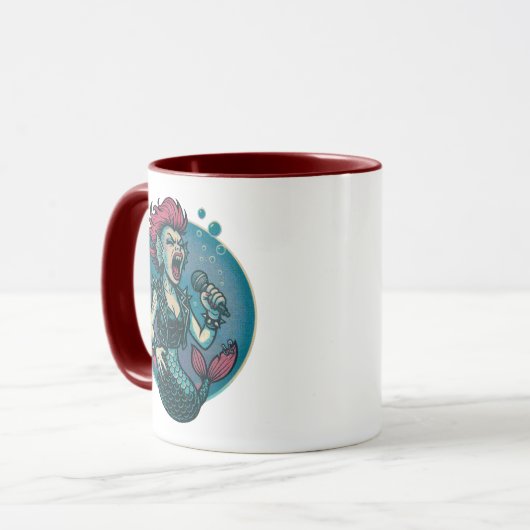 die blaring Siren Tasse (Vorderseite Links)