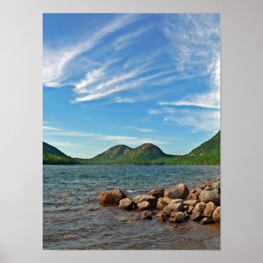 Die Blasen, der Acadia Nationalpark, Maine Poster (Vorne)