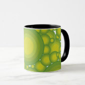 Die Blasen der Grüntöne Tasse (VorderseiteRechts)