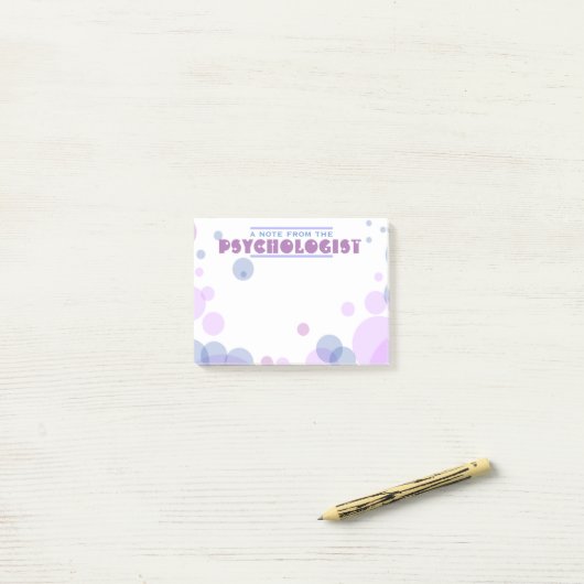 Die Blasen-Entwurfs-Post-Itanmerkungen des Post-it Klebezettel (Auf Schreibtisch)