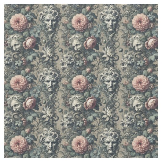 Die blasse Säuberung - gotische Dense Tile Stoff (Nahaufnahme)