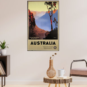 Die Blaue Berge, Australien, Poster