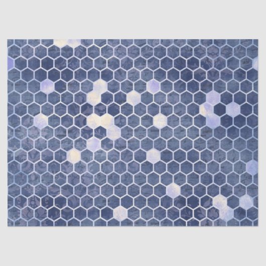 Die Blaue Bienenreihe Design 14 Gewebepapier Seidenpapier (Vorderseite)