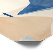 Die blaue Bohemische Welt Poster (Ecke)