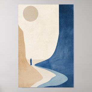 Die blaue Bohemische Welt Poster