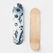 Die Blaue Delphine-Skateboard Skateboard (Vorderseite)