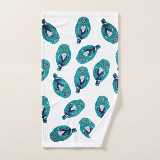 Die blaue Eule Badhandtuch Set (Handtuch)