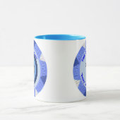Die blaue Falke-Tasse Tasse (Zentrum)