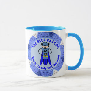 Die blaue Falke-Tasse Tasse