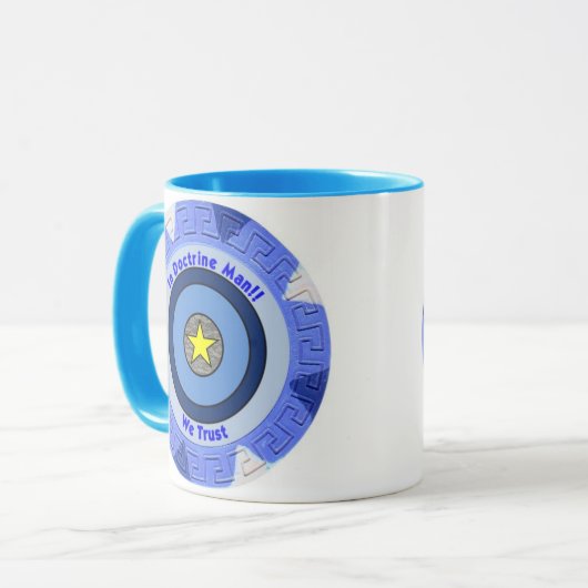 Die blaue Falke-Tasse Tasse (Vorderseite Links)