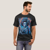 Die blaue Geisha T-Shirt (Vorne ganz)