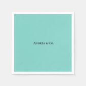 Die blaue Kiste Serviette (Vorderseite)