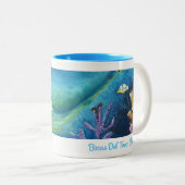 Die blaue Kokosnuss - Bocas Del Toro, Panama Tasse (VorderseiteRechts)