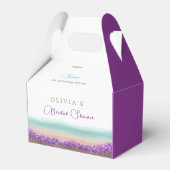 Die blaue Küste im Brautparty Bloom Geschenkschachtel (Vorderseite)