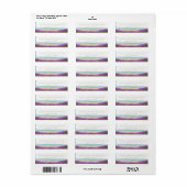 Die blaue Küste in der Rücksendeadresse (Vorne)